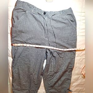 Cute b&w check Dressbarn cropped sz 18